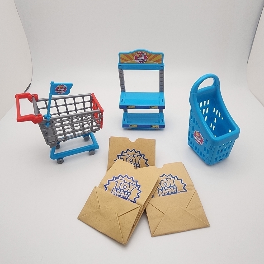 Zuru Surprise Mini-Brands Toy complete set of 4 Shopping Items